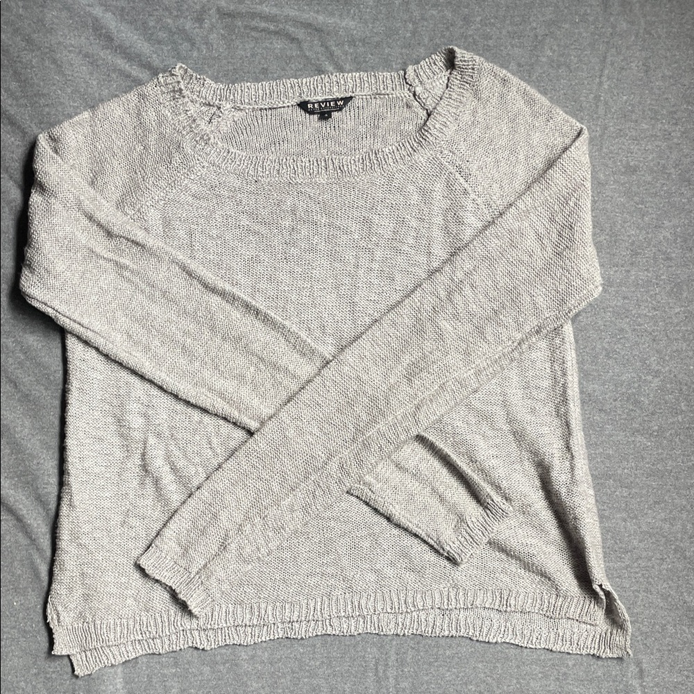 Review Pullover Crew Neck Sweater